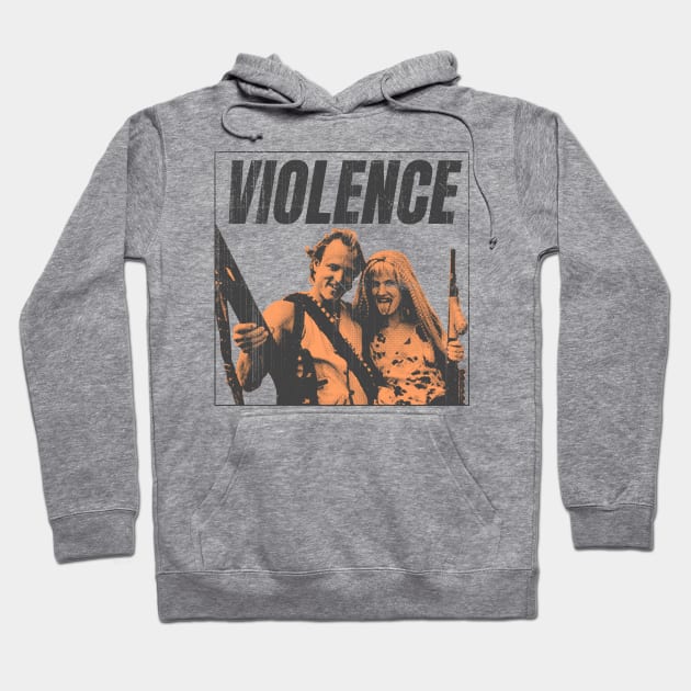 violence Hoodie by psninetynine